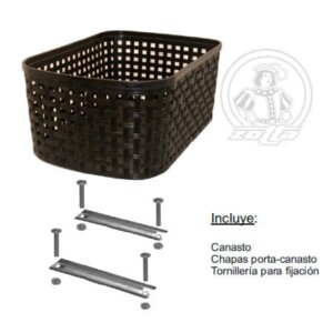 Canasto Trasero Plastico