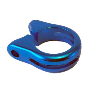 Collar porta silla 35 mm. Aluminio Azul