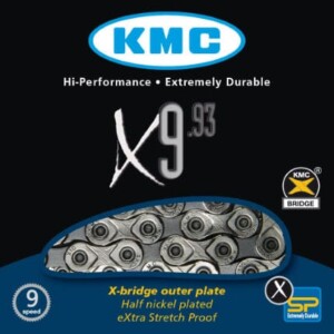 Cadena Bicicleta 9 V. KMC X 9.93 Missing Link