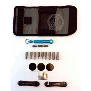 Llave kit Herramientas 18 Piezas con Estuche Super B