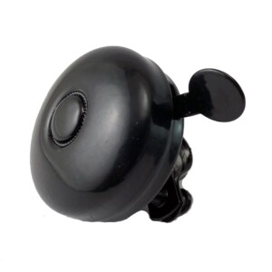 Timbre Bicicleta Acero Negro Clasico