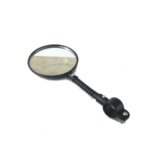 Espejo Bicicleta Retrovisor Redondo Flexible Con Reflector