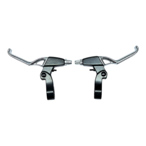 Manijas De Freno Bicicleta De Aluminio Gris Con Negro