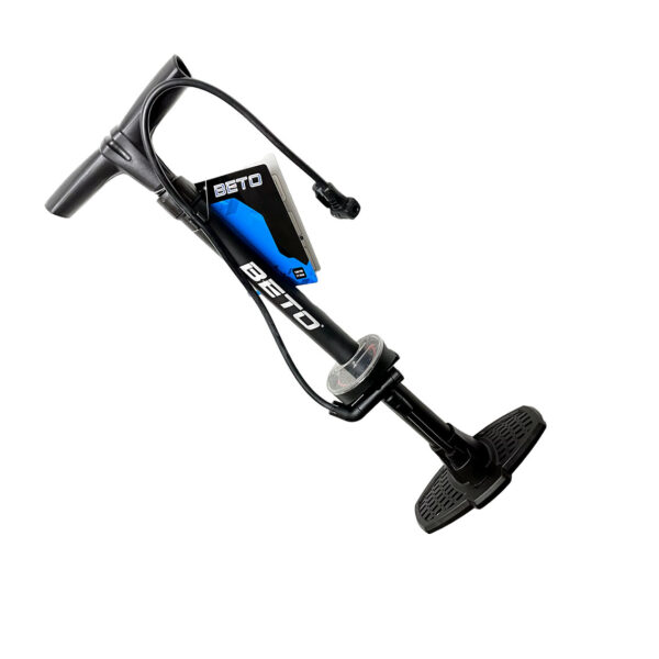 Inflador De Pie Bicicleta Con Medidor Beto Cmp-092g1