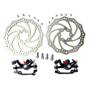 Set Kit Juego Freno A Disco, Caliper, Pastillas Bicicleta