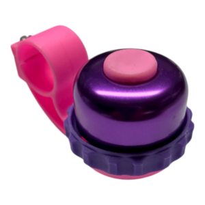 Timbre Bicicleta Nena Giratorio Rosa